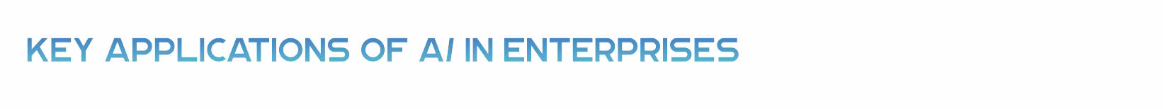 Key Applications of AI in Enterprises with Accumentum Accumentum Accumentum® | Expert IT Certification Training for Career Growth